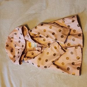 2T Girls Polkadot Raincoat